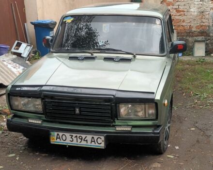 Зелений ВАЗ 2107, об'ємом двигуна 10 л та пробігом 65 тис. км за 850 $, фото 1 на Automoto.ua