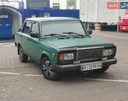 Зеленый ВАЗ 2107, объемом двигателя 1.5 л и пробегом 100 тыс. км за 1200 $, фото 1 на Automoto.ua
