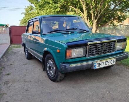 Зеленый ВАЗ 2107, объемом двигателя 1.5 л и пробегом 102 тыс. км за 1500 $, фото 1 на Automoto.ua