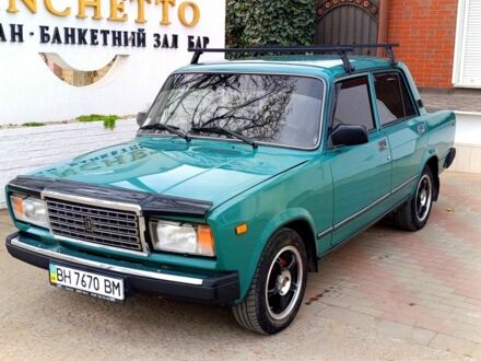 Зеленый ВАЗ 2107, объемом двигателя 1.6 л и пробегом 87 тыс. км за 1750 $, фото 1 на Automoto.ua