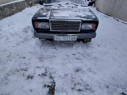 Зеленый ВАЗ 2107, объемом двигателя 1.5 л и пробегом 163 тыс. км за 1000 $, фото 1 на Automoto.ua