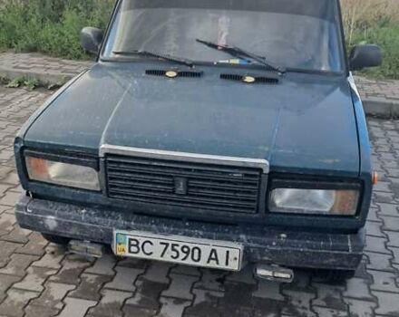 Зеленый ВАЗ 2107, объемом двигателя 1.5 л и пробегом 56 тыс. км за 550 $, фото 1 на Automoto.ua