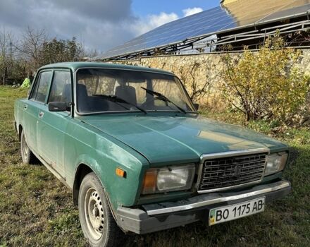 Зеленый ВАЗ 2107, объемом двигателя 1.5 л и пробегом 70 тыс. км за 500 $, фото 1 на Automoto.ua
