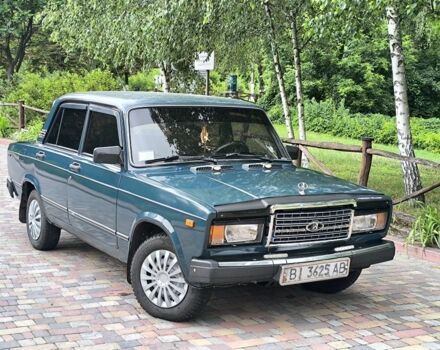 Зеленый ВАЗ 2107, объемом двигателя 1.5 л и пробегом 200 тыс. км за 1700 $, фото 1 на Automoto.ua
