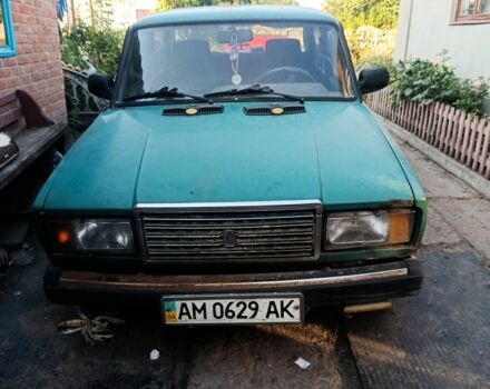 Зелений ВАЗ 2107, об'ємом двигуна 1.5 л та пробігом 1000 тис. км за 608 $, фото 1 на Automoto.ua