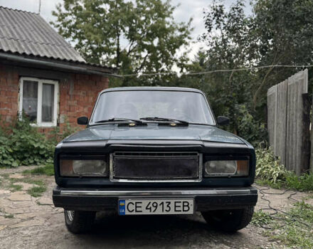 Зеленый ВАЗ 2107, объемом двигателя 1.45 л и пробегом 122 тыс. км за 1100 $, фото 1 на Automoto.ua