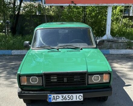 Зеленый ВАЗ 2107, объемом двигателя 1.5 л и пробегом 77 тыс. км за 1350 $, фото 1 на Automoto.ua