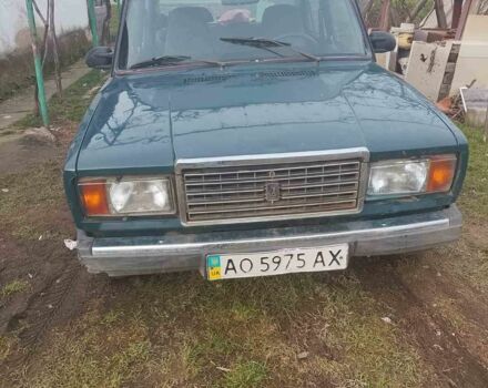 Зеленый ВАЗ 2107, объемом двигателя 1 л и пробегом 54 тыс. км за 900 $, фото 1 на Automoto.ua