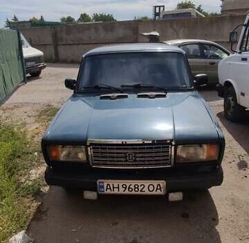 Зеленый ВАЗ 2107, объемом двигателя 1.45 л и пробегом 163 тыс. км за 850 $, фото 1 на Automoto.ua