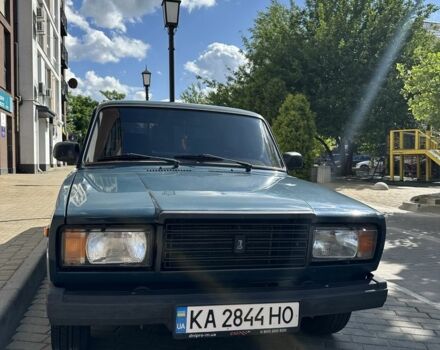 Зеленый ВАЗ 2107, объемом двигателя 1.5 л и пробегом 100 тыс. км за 1500 $, фото 1 на Automoto.ua