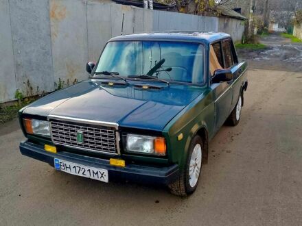 Зелений ВАЗ 2107, об'ємом двигуна 1.5 л та пробігом 53 тис. км за 800 $, фото 1 на Automoto.ua