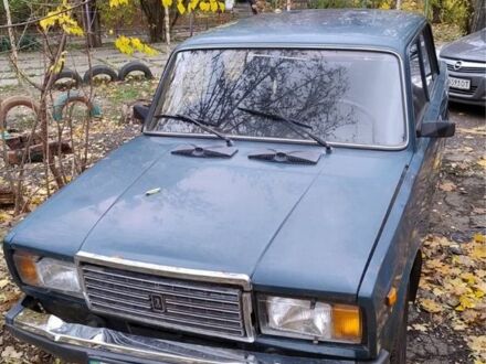 Зеленый ВАЗ 2107, объемом двигателя 1.5 л и пробегом 88 тыс. км за 832 $, фото 1 на Automoto.ua