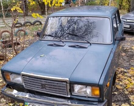 Зеленый ВАЗ 2107, объемом двигателя 1.5 л и пробегом 88 тыс. км за 832 $, фото 1 на Automoto.ua