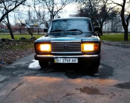Зелений ВАЗ 2107, об'ємом двигуна 1.6 л та пробігом 95 тис. км за 2300 $, фото 1 на Automoto.ua