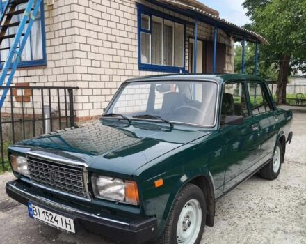 Зеленый ВАЗ 2107, объемом двигателя 1.5 л и пробегом 73 тыс. км за 2500 $, фото 1 на Automoto.ua