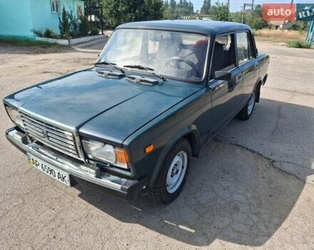 Зеленый ВАЗ 2107, объемом двигателя 1.45 л и пробегом 150 тыс. км за 1100 $, фото 1 на Automoto.ua