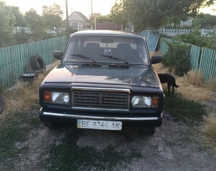 Зеленый ВАЗ 2107, объемом двигателя 1.7 л и пробегом 300 тыс. км за 713 $, фото 1 на Automoto.ua