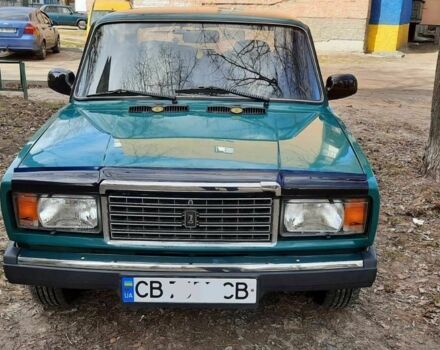 Зеленый ВАЗ 2107, объемом двигателя 1.5 л и пробегом 130 тыс. км за 1600 $, фото 1 на Automoto.ua