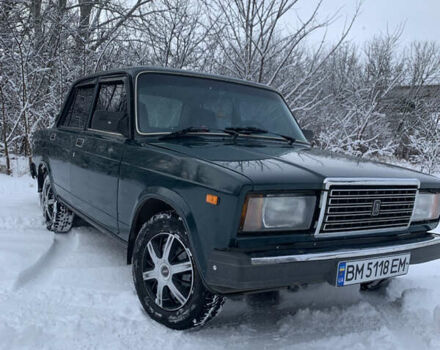 Зеленый ВАЗ 2107, объемом двигателя 1.45 л и пробегом 85 тыс. км за 1850 $, фото 1 на Automoto.ua