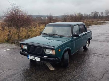 Зеленый ВАЗ 2107, объемом двигателя 1.45 л и пробегом 46 тыс. км за 950 $, фото 1 на Automoto.ua