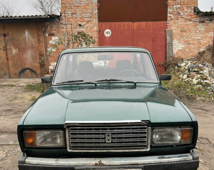 Зеленый ВАЗ 2107, объемом двигателя 1.5 л и пробегом 100 тыс. км за 1250 $, фото 1 на Automoto.ua
