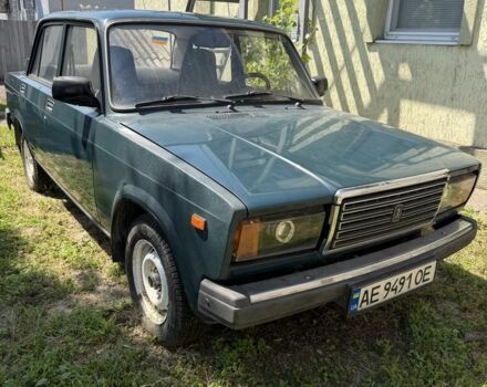 Зеленый ВАЗ 2107, объемом двигателя 1.5 л и пробегом 50 тыс. км за 1201 $, фото 1 на Automoto.ua