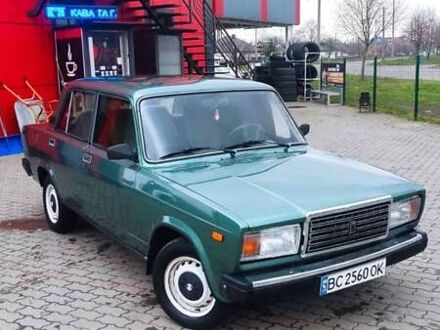 Зеленый ВАЗ 2107, объемом двигателя 1.45 л и пробегом 50 тыс. км за 1100 $, фото 1 на Automoto.ua