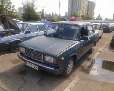 Зеленый ВАЗ 2107, объемом двигателя 1.5 л и пробегом 265 тыс. км за 545 $, фото 1 на Automoto.ua