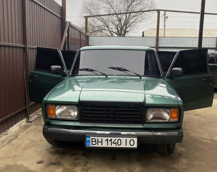 Зелений ВАЗ 2107, об'ємом двигуна 1.5 л та пробігом 75 тис. км за 2300 $, фото 1 на Automoto.ua