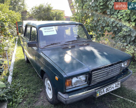 Зеленый ВАЗ 2107, объемом двигателя 1.5 л и пробегом 120 тыс. км за 650 $, фото 1 на Automoto.ua