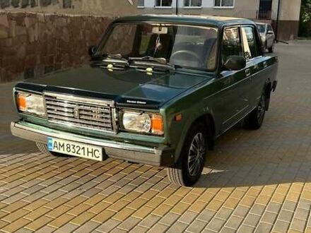 Зеленый ВАЗ 2107, объемом двигателя 1.5 л и пробегом 95 тыс. км за 2200 $, фото 1 на Automoto.ua