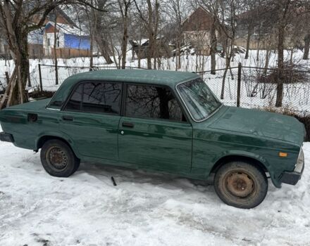 Зеленый ВАЗ 2107, объемом двигателя 1.5 л и пробегом 100 тыс. км за 700 $, фото 1 на Automoto.ua