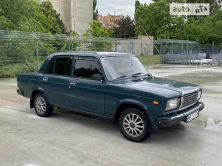 Зеленый ВАЗ 2107, объемом двигателя 1.45 л и пробегом 100 тыс. км за 1650 $, фото 1 на Automoto.ua