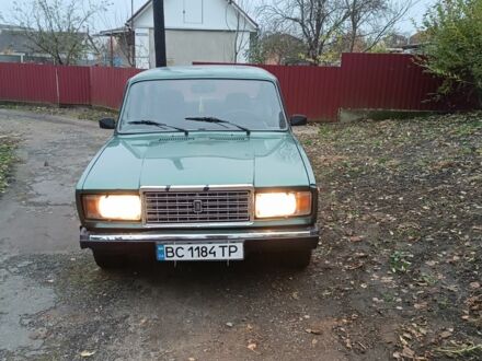 Зеленый ВАЗ 2107, объемом двигателя 1.5 л и пробегом 92 тыс. км за 1300 $, фото 1 на Automoto.ua