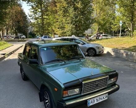 Зеленый ВАЗ 2107, объемом двигателя 1.45 л и пробегом 80 тыс. км за 1500 $, фото 1 на Automoto.ua