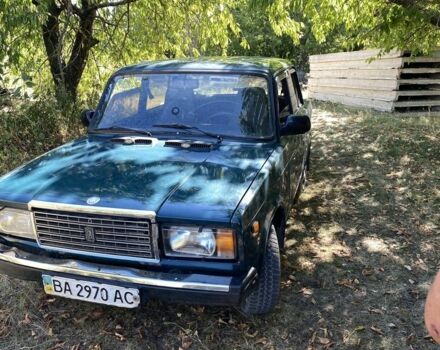 Зеленый ВАЗ 2107, объемом двигателя 3 л и пробегом 300 тыс. км за 922 $, фото 1 на Automoto.ua