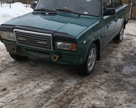Зеленый ВАЗ 2107, объемом двигателя 1.5 л и пробегом 100 тыс. км за 700 $, фото 1 на Automoto.ua