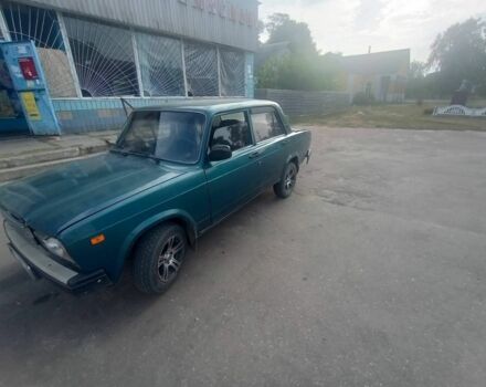 Зеленый ВАЗ 2107, объемом двигателя 1 л и пробегом 160 тыс. км за 726 $, фото 1 на Automoto.ua