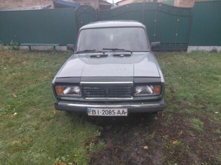 Зеленый ВАЗ 2107, объемом двигателя 1.5 л и пробегом 2 тыс. км за 1300 $, фото 1 на Automoto.ua