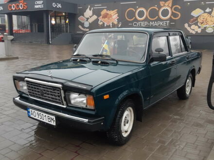 Зелений ВАЗ 2107, об'ємом двигуна 1.5 л та пробігом 640 тис. км за 1500 $, фото 1 на Automoto.ua