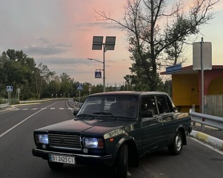 Зеленый ВАЗ 2107, объемом двигателя 1.5 л и пробегом 49 тыс. км за 786 $, фото 1 на Automoto.ua