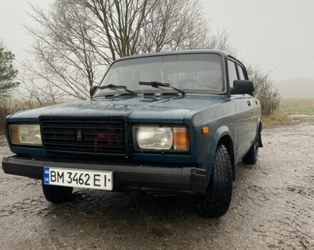 Зеленый ВАЗ 2107, объемом двигателя 1.5 л и пробегом 30 тыс. км за 1100 $, фото 1 на Automoto.ua