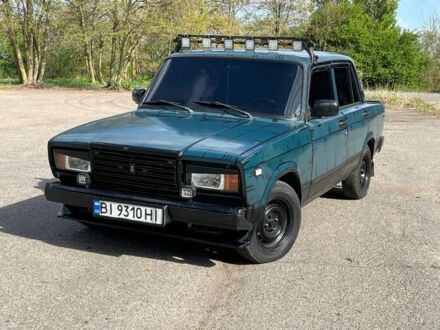 Зеленый ВАЗ 2107, объемом двигателя 1.5 л и пробегом 111 тыс. км за 1300 $, фото 1 на Automoto.ua