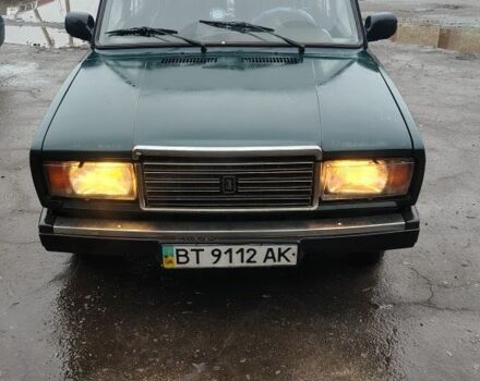 Зеленый ВАЗ 2107, объемом двигателя 1.5 л и пробегом 100 тыс. км за 1207 $, фото 1 на Automoto.ua