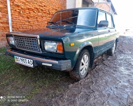 Зеленый ВАЗ 2107, объемом двигателя 1.4 л и пробегом 77 тыс. км за 2000 $, фото 1 на Automoto.ua