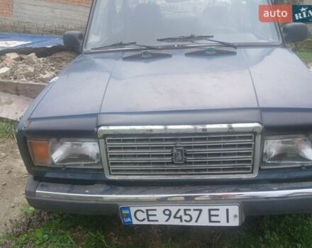 Зеленый ВАЗ 2107, объемом двигателя 1.45 л и пробегом 740 тыс. км за 1150 $, фото 1 на Automoto.ua