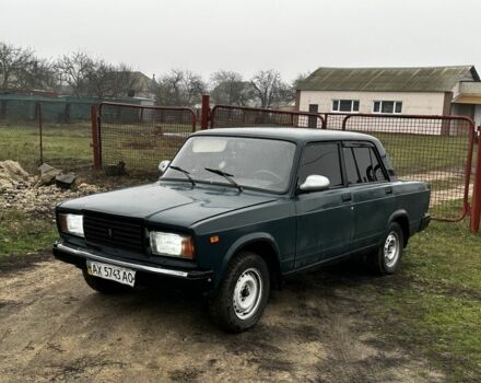 Зеленый ВАЗ 2107, объемом двигателя 1.6 л и пробегом 170 тыс. км за 1066 $, фото 1 на Automoto.ua