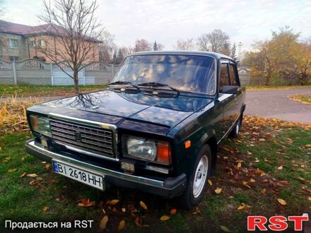 Зеленый ВАЗ 2107, объемом двигателя 1.5 л и пробегом 38 тыс. км за 1500 $, фото 1 на Automoto.ua