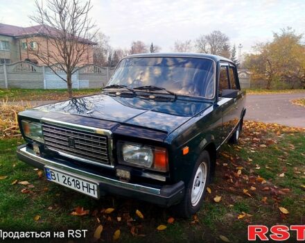 Зеленый ВАЗ 2107, объемом двигателя 1.5 л и пробегом 38 тыс. км за 1500 $, фото 1 на Automoto.ua