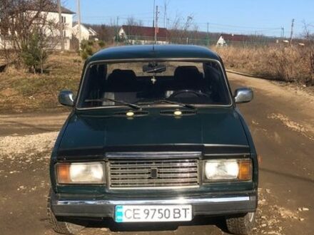 Зеленый ВАЗ 2107, объемом двигателя 1.45 л и пробегом 300 тыс. км за 850 $, фото 1 на Automoto.ua